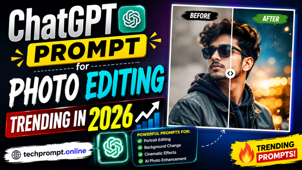 ChatGPT Prompt for Photo Editing Trending in 2026: