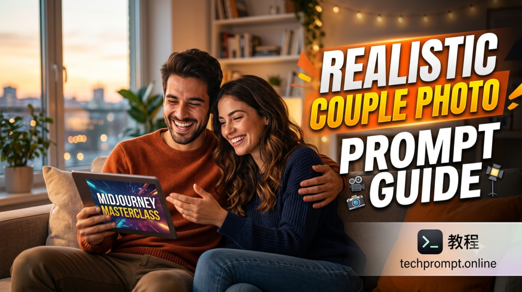 realistic couple photo prompt