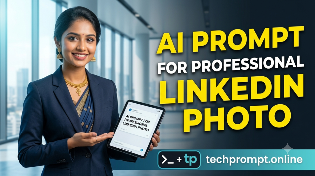 ai prompt for professional linkedin photo