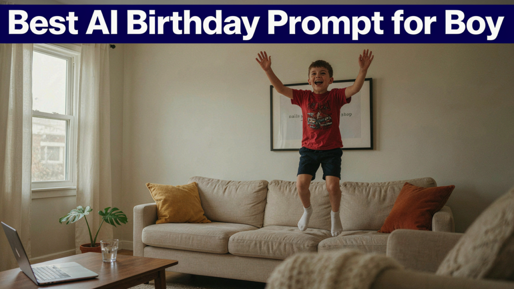 Best AI Birthday Prompt for Boy Instagram