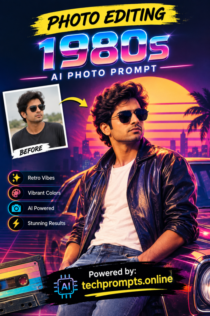 Best Photo Editing 1980s AI Photo Prompts to Recreate Authentic Retro Looks in 2026