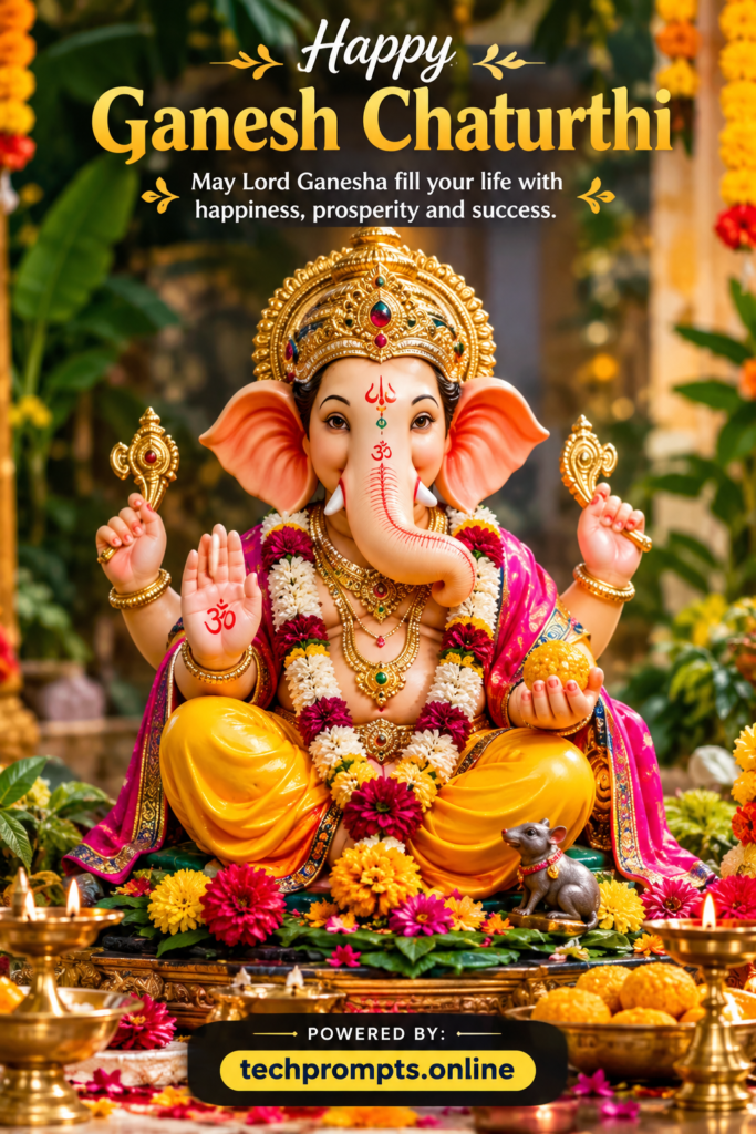 Best ChatGPT Ganesh Chaturthi AI Photo Editing Prompts
