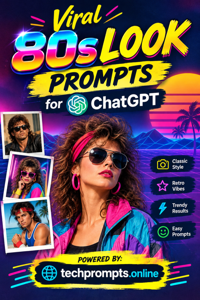Master the Viral 80s Look Prompts for ChatGPT: Ultimate Retro Prompts