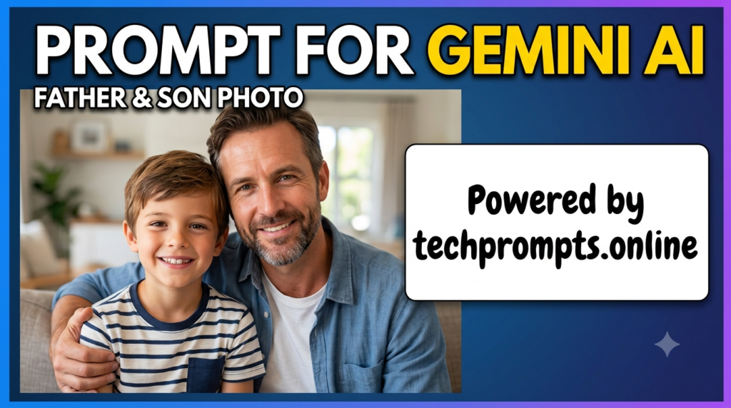 8 Best Prompt for Gemini AI Father and Son Photos