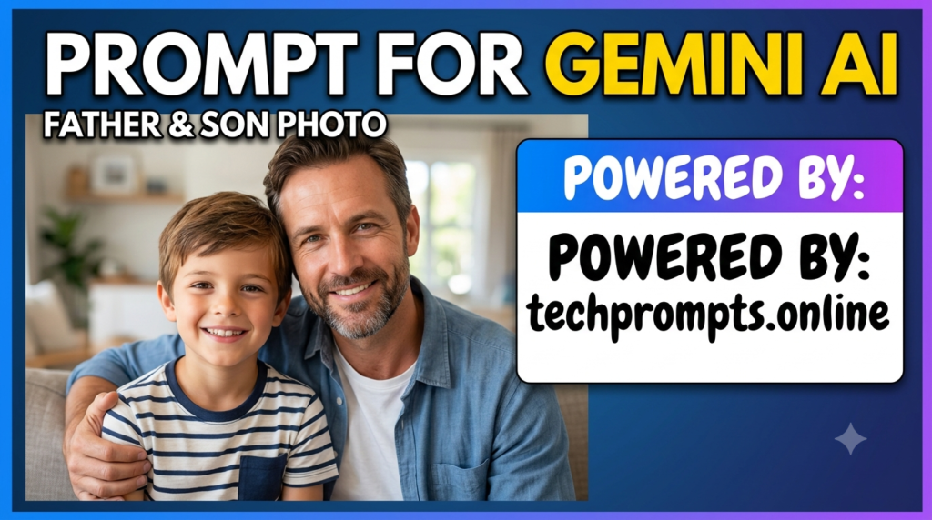 8 Best Prompt for Gemini AI Father and Son Photos