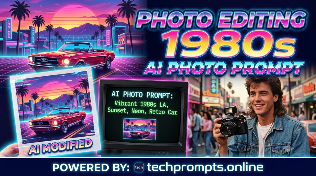 Best Photo Editing 1980s AI Photo Prompts to Recreate Authentic Retro Looks in 2026