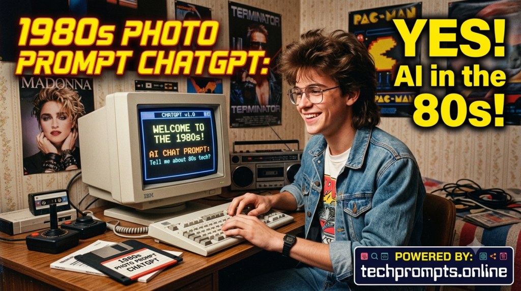 1980s Photo prompt chatgpt for boys and girls