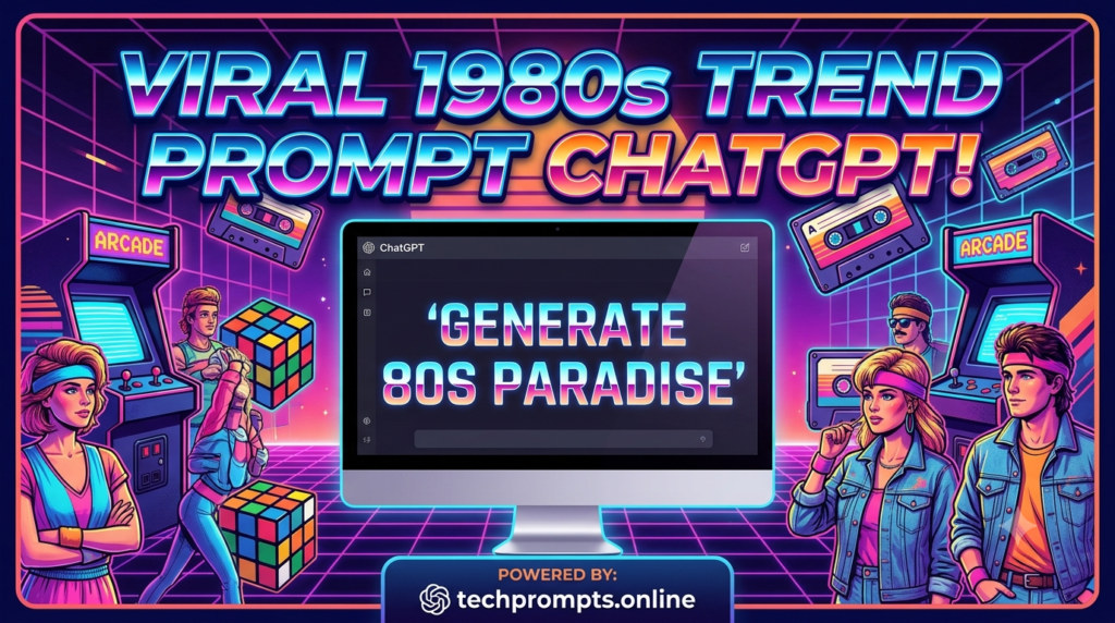 Viral 1980s Trend Prompt ChatGPT
