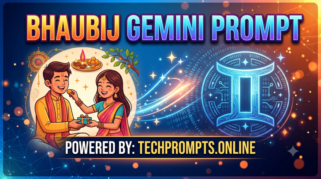 12 Best Bhaubij Gemini Prompts to Create Beautiful Bhai Dooj Photos in 2026