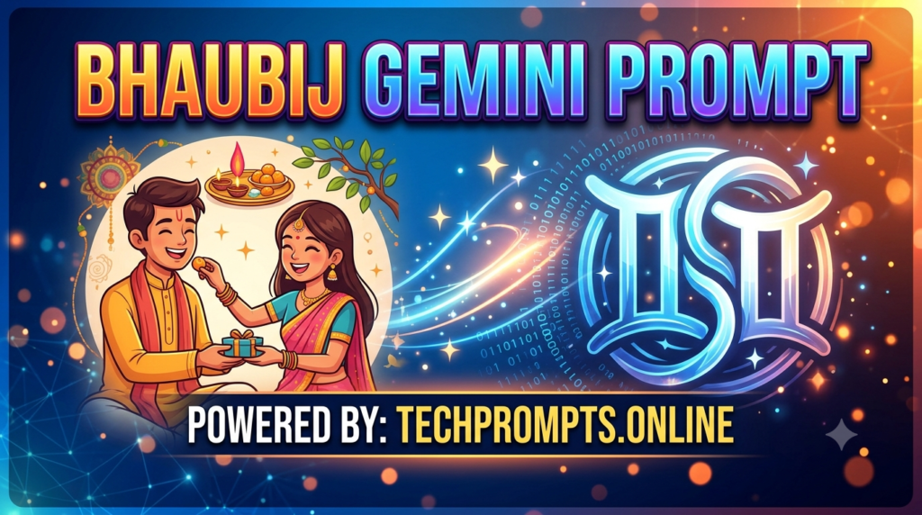 12 Best Bhaubij Gemini Prompts to Create Beautiful Bhai Dooj Photos in 2026