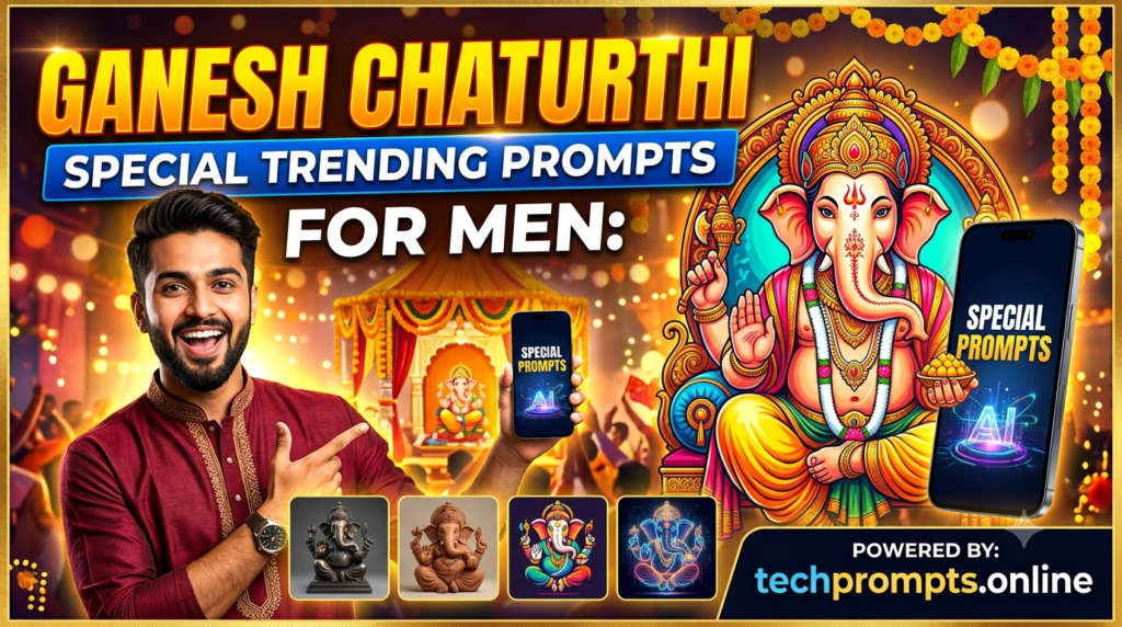 Ganesh Chaturthi Special Trending Prompts for Man: