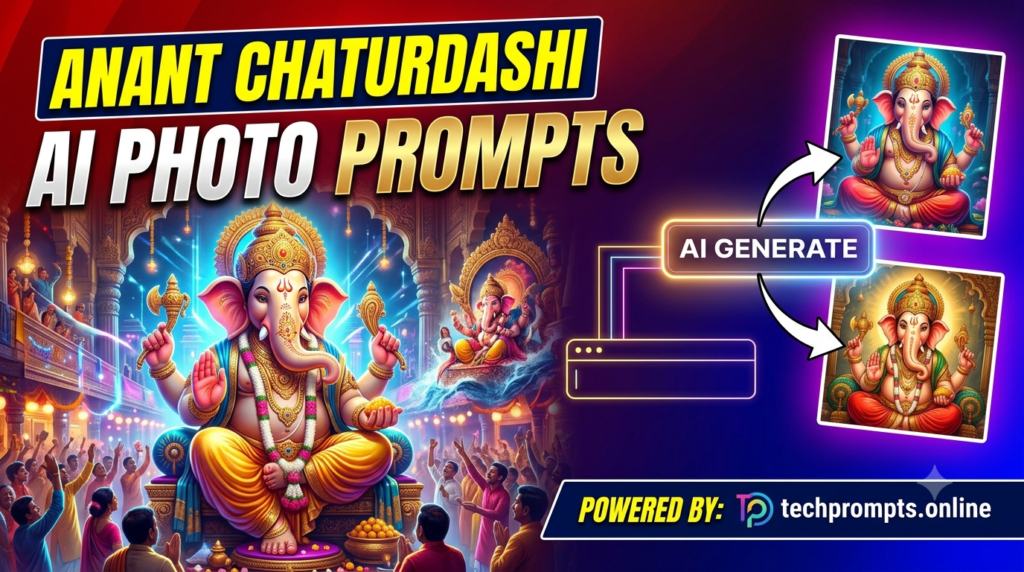 Anant Chaturdashi AI Photo Prompts