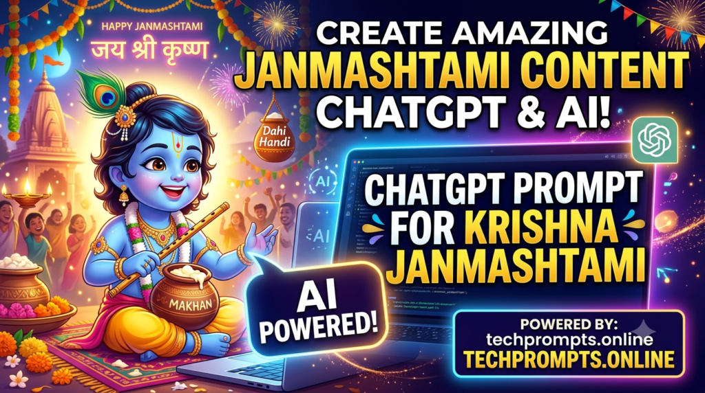 13 Best Krishna Janmashtami Prompt for ChatGPT 2026: