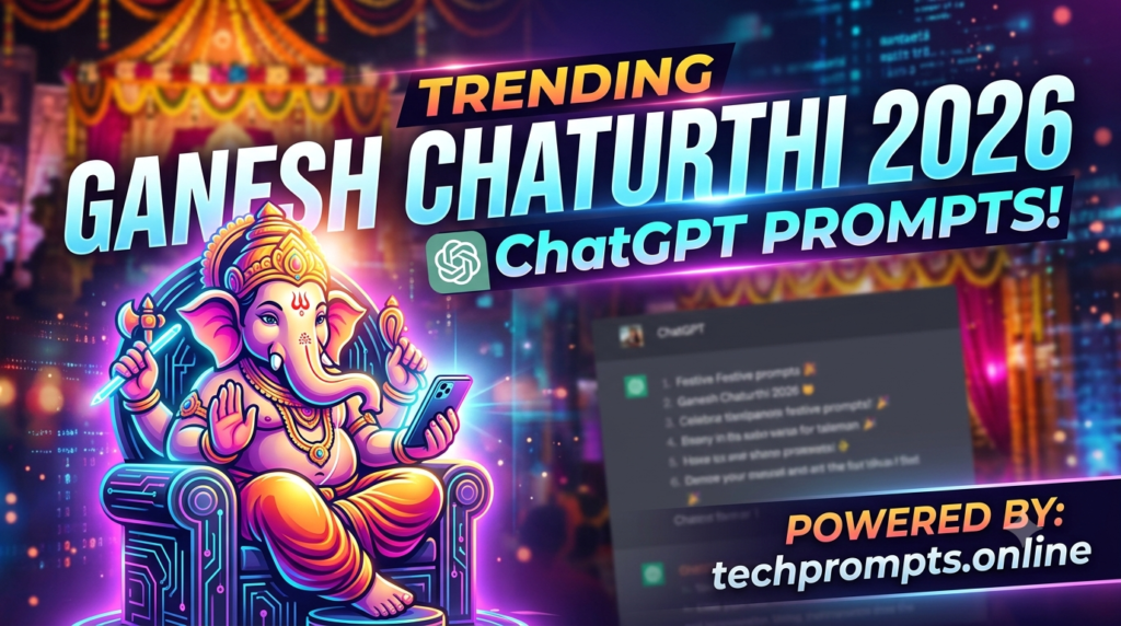 trending ganesh chaturthi 2026 chatgpt prompt