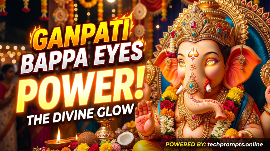 Ganpati Bappa eyes prompt