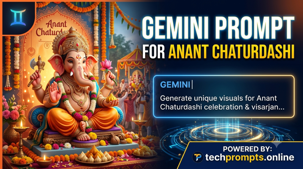 gemini prompt for anant chaturdashi