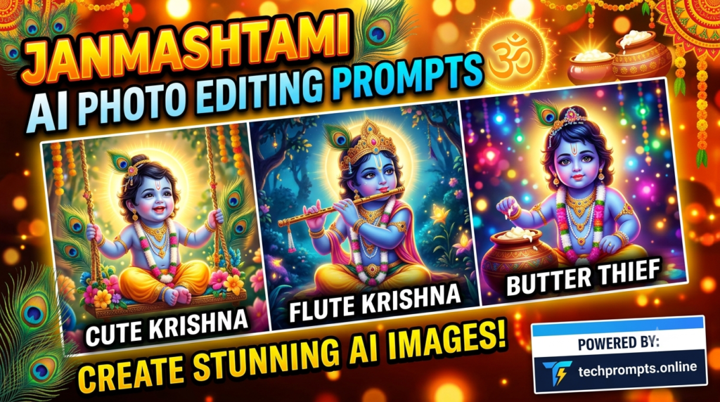 Janmashtami AI Photo Editing Prompts for 2026: