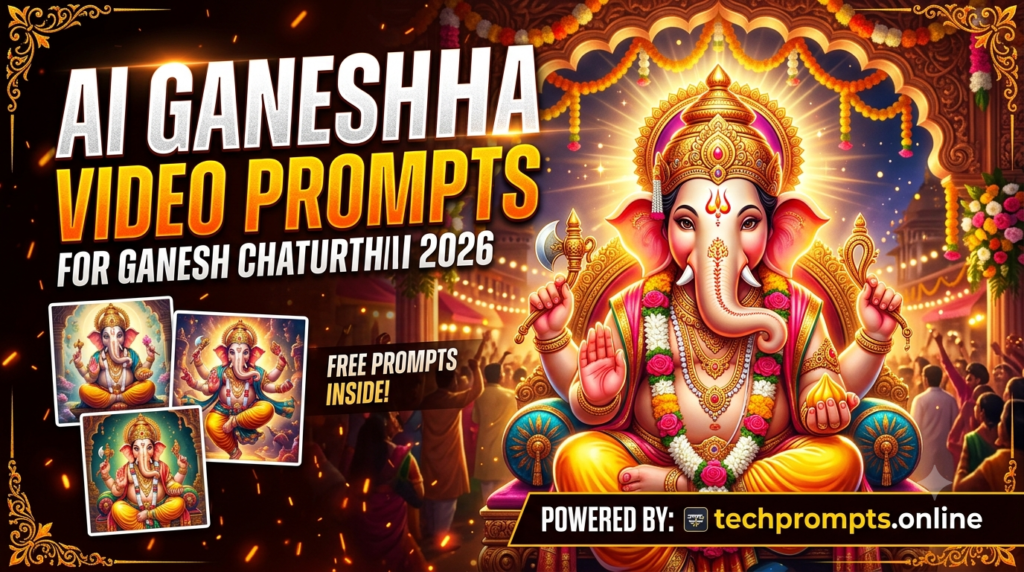 AI Ganesha Video Prompts for Ganesh Chaturthi 2026