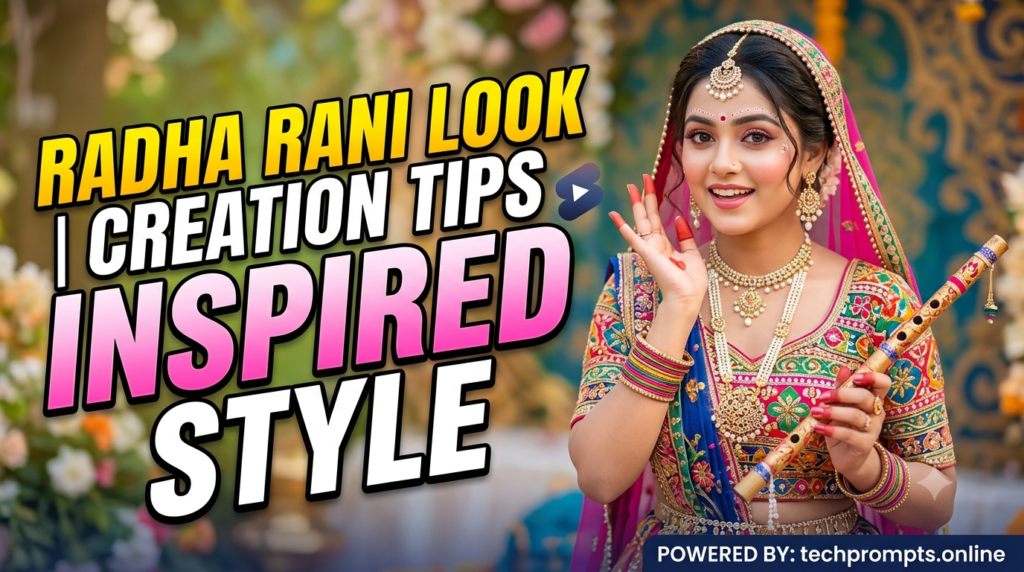 prompt for radha rani look