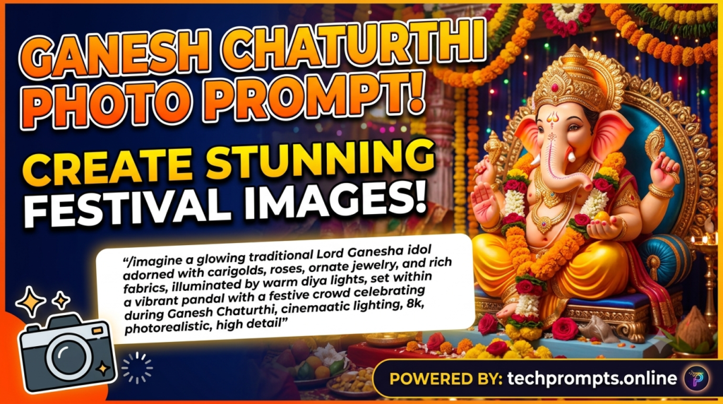 Prompt for Ganesh Chaturthi photo